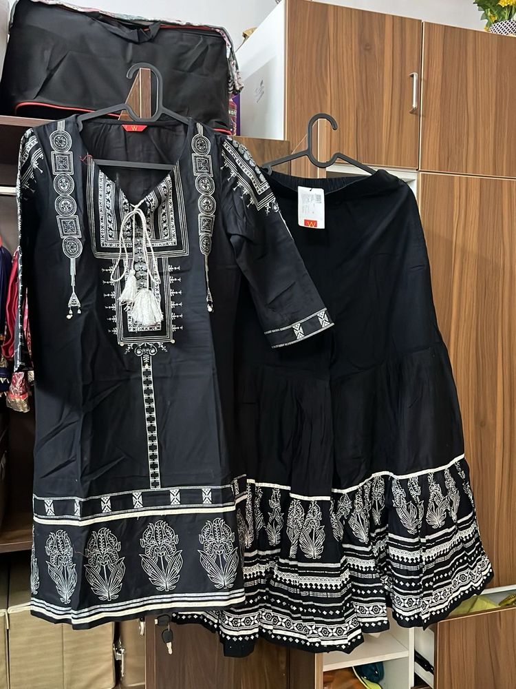 NOCHEAP offer ***Elegant Black &amp; White Kurta