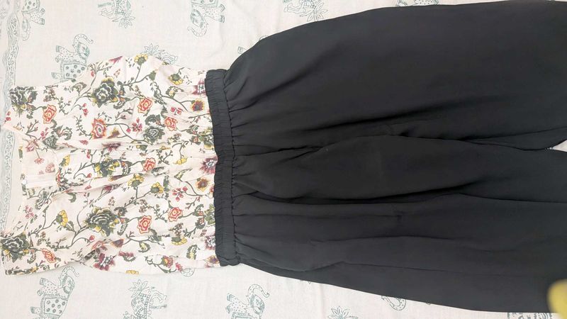 Floral Print Jumpsuit