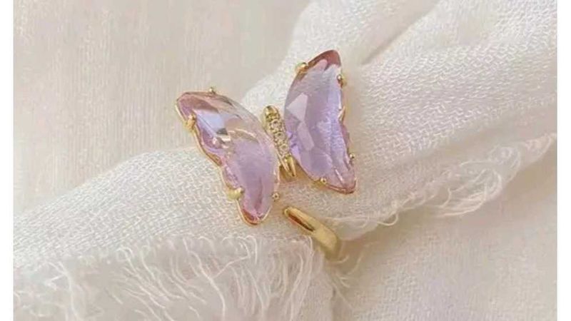Butterfly Crystal Ring