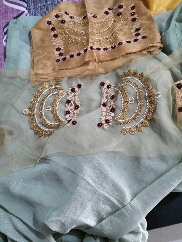Beautiful sare with blouse