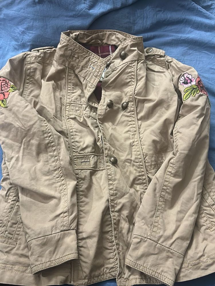 Floral Embroidered Jacket