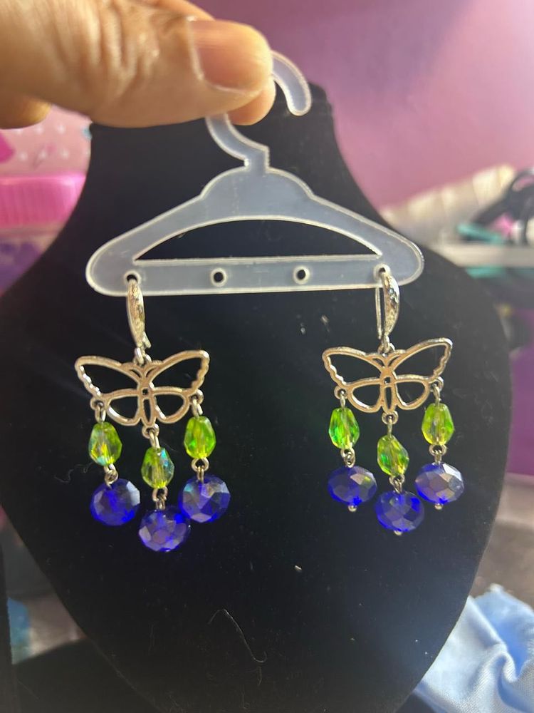 Butterfly Drop Earrings