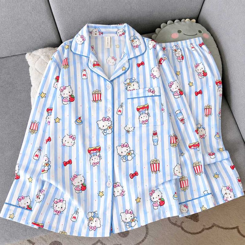 Cute Hello Kitty Pajama Set