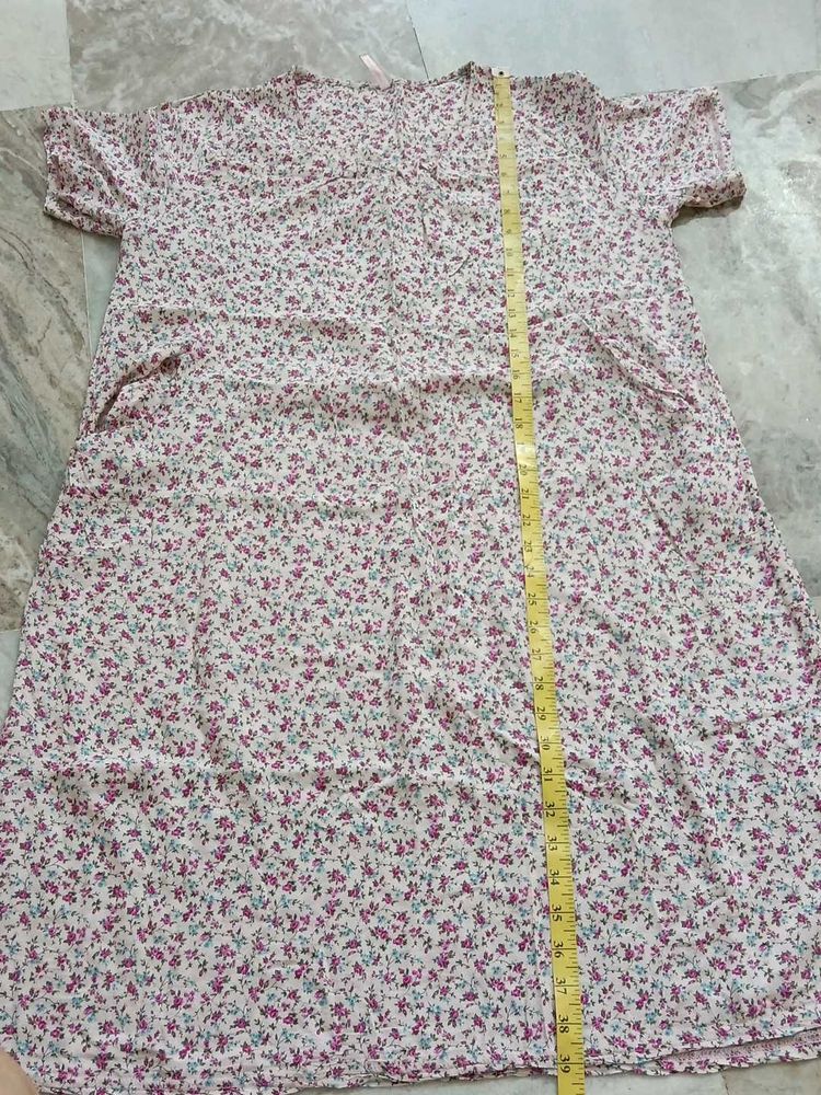 Floral Print Casual Midi Dress