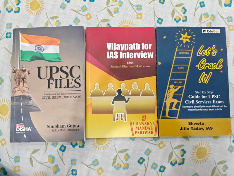 3 books for UPSC preparation