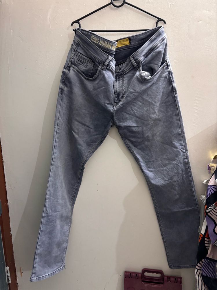 Men's Grey Wash Jeans