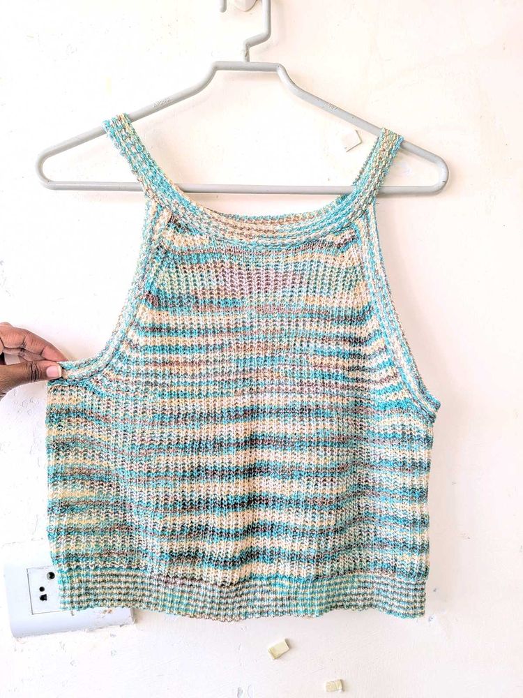 Striped Knit Tank Top