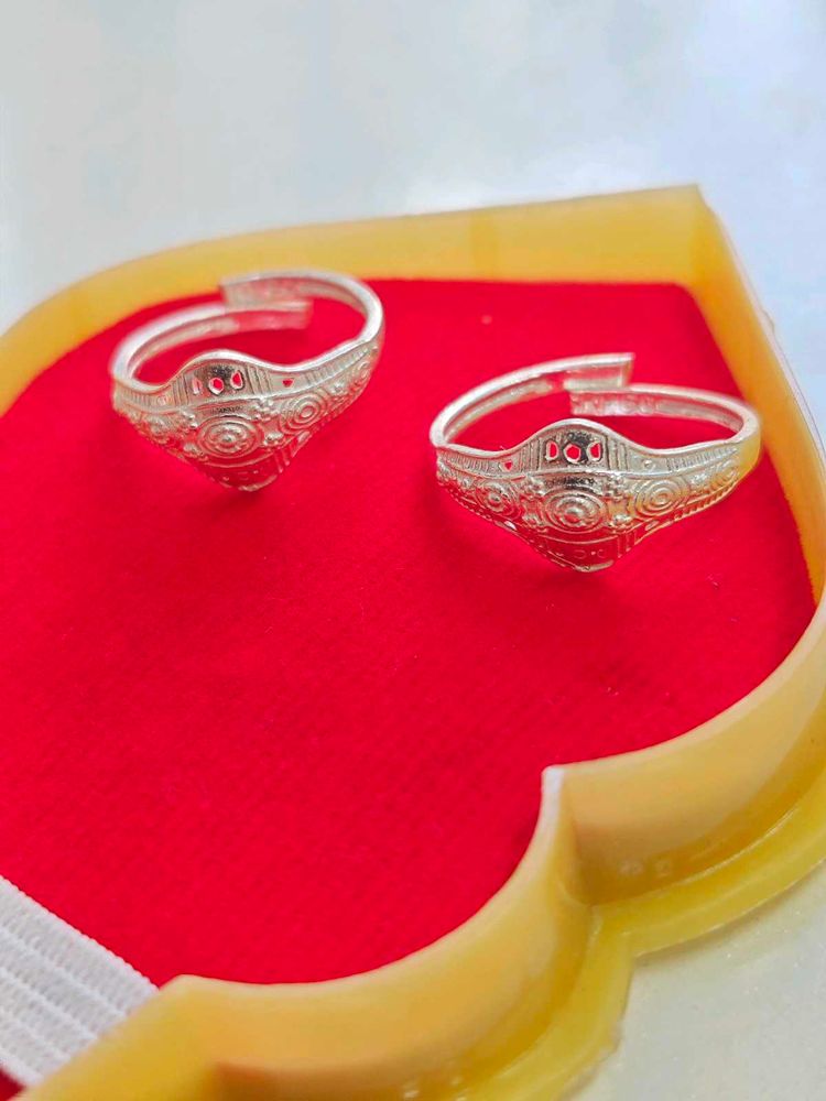 PURE Silver Toe Rings (Pair)