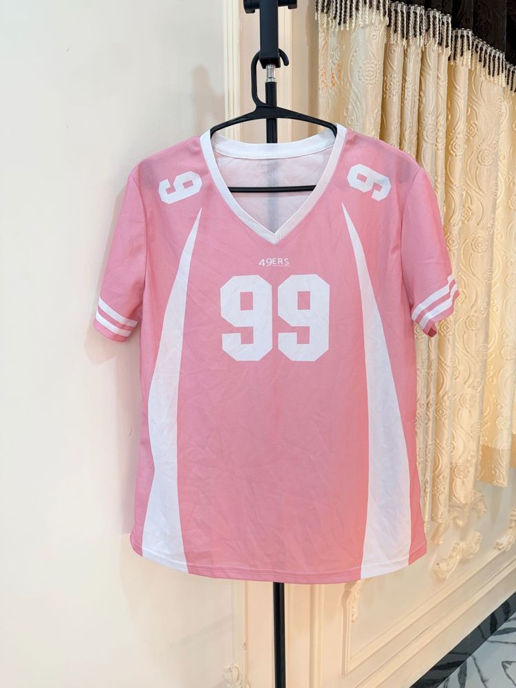 Savana Cute Pink "99" Jersey T-Shirt