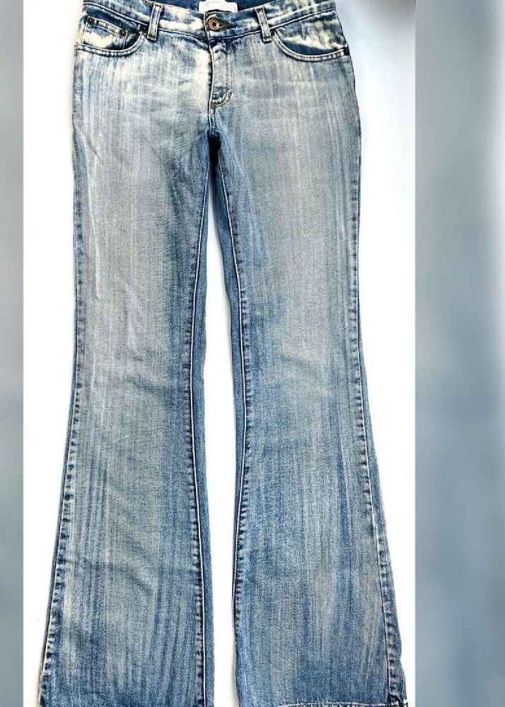low waist Denim Jeans 2000s hannah montana style