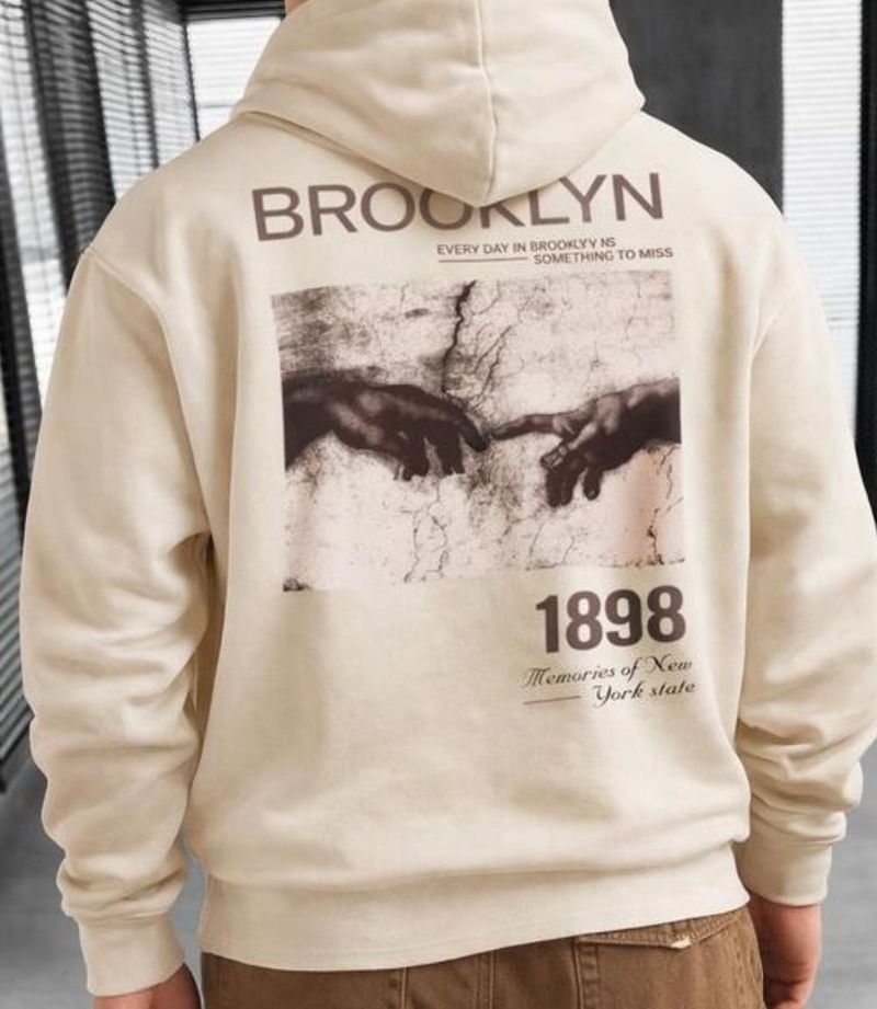 unisex Brooklyn Graphic Hoodie