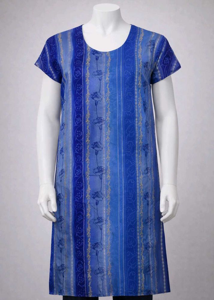 Blue Printed Kurti
