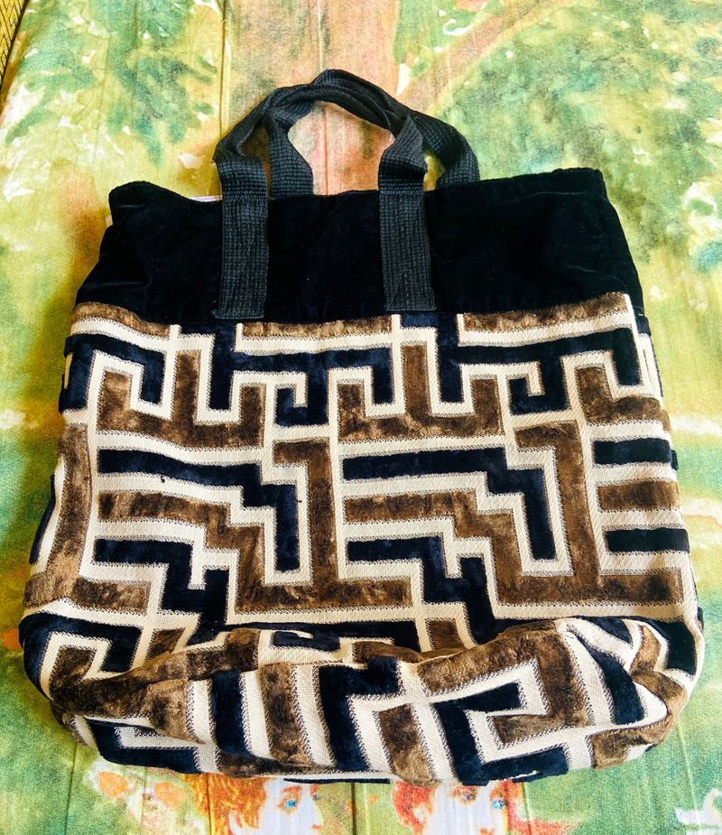 Reuseable Fabric Carry Bags With Loop Handle