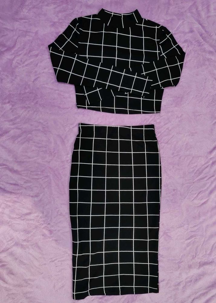 Body Fit Cord Set Top &amp; Skirt (SALE)