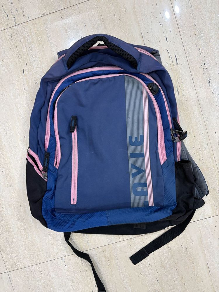 lavie Blue &amp; Pink Backpack