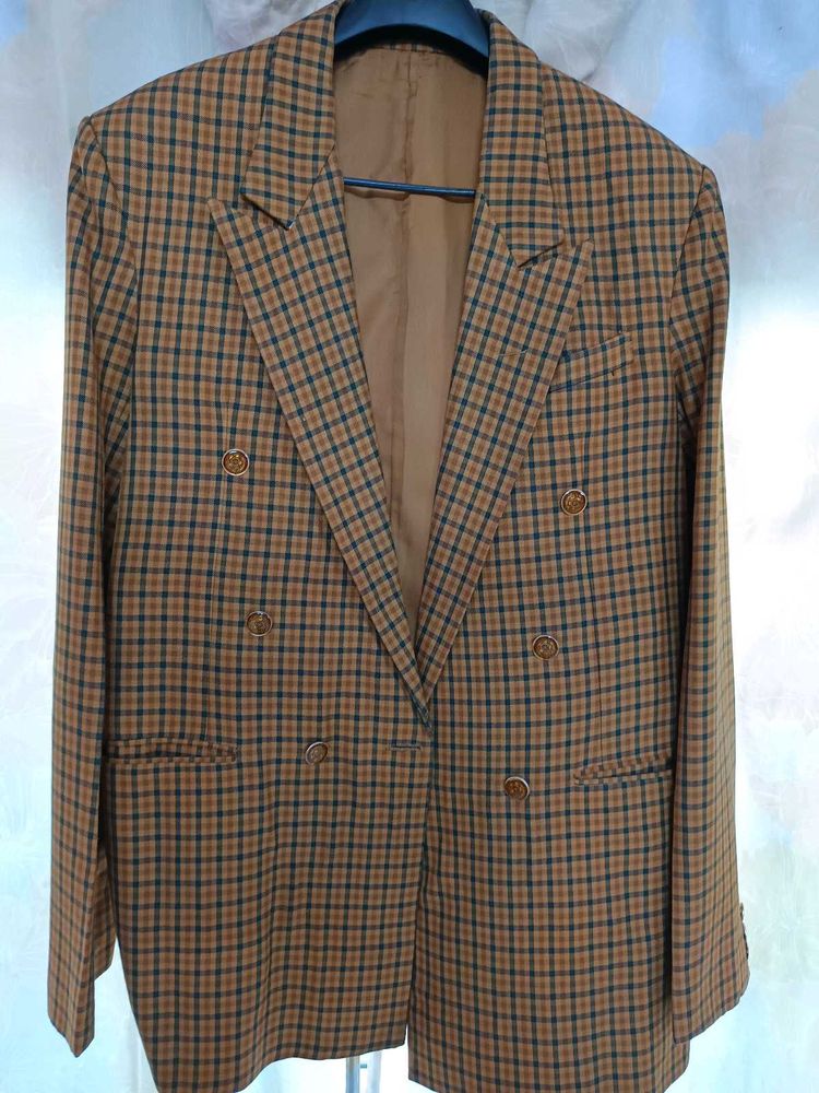 Woolen Double Press Blazer