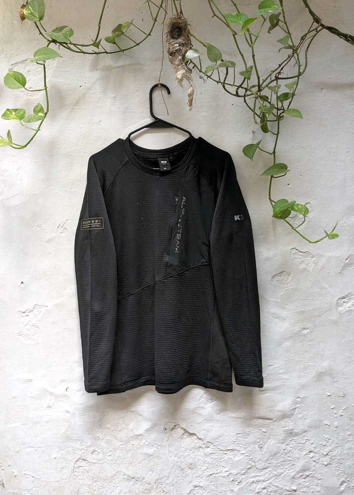 k2 tshirt Black Long Sleeve Athletic Top