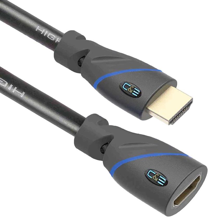 HDMI Cable 1.5ft,HDMI  Male to Female Su