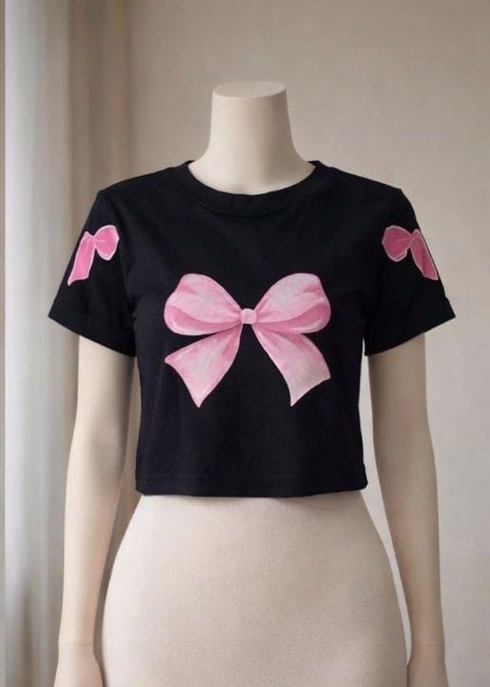 Cute Pink Bow T-Shirt