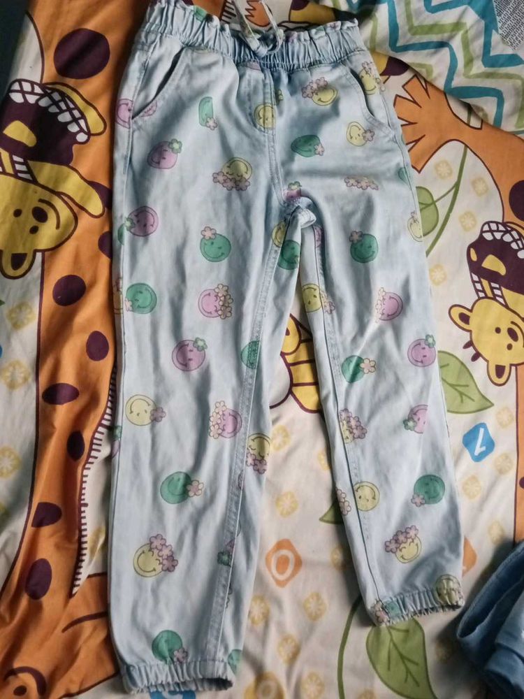 Cute Printed Kids' Jeans