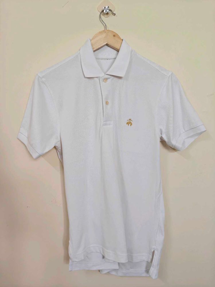 Brooks Brothers White Polo Shirt