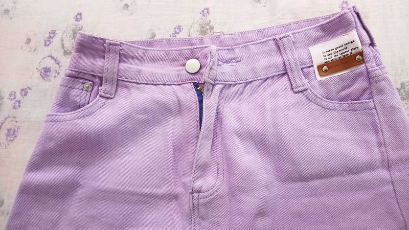 Lavender Straight Fit Jeans