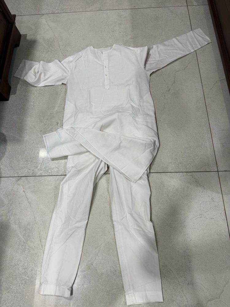 Raymonds Classic White Kurta Pyjama Set