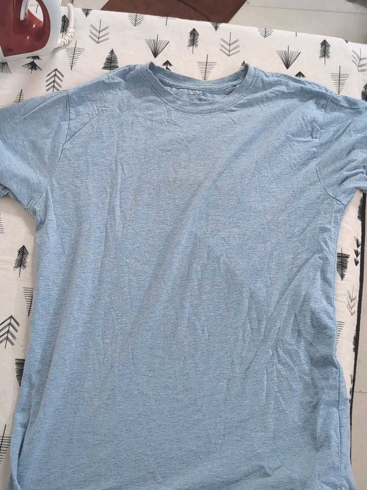 Light Blue Basic T-Shirt