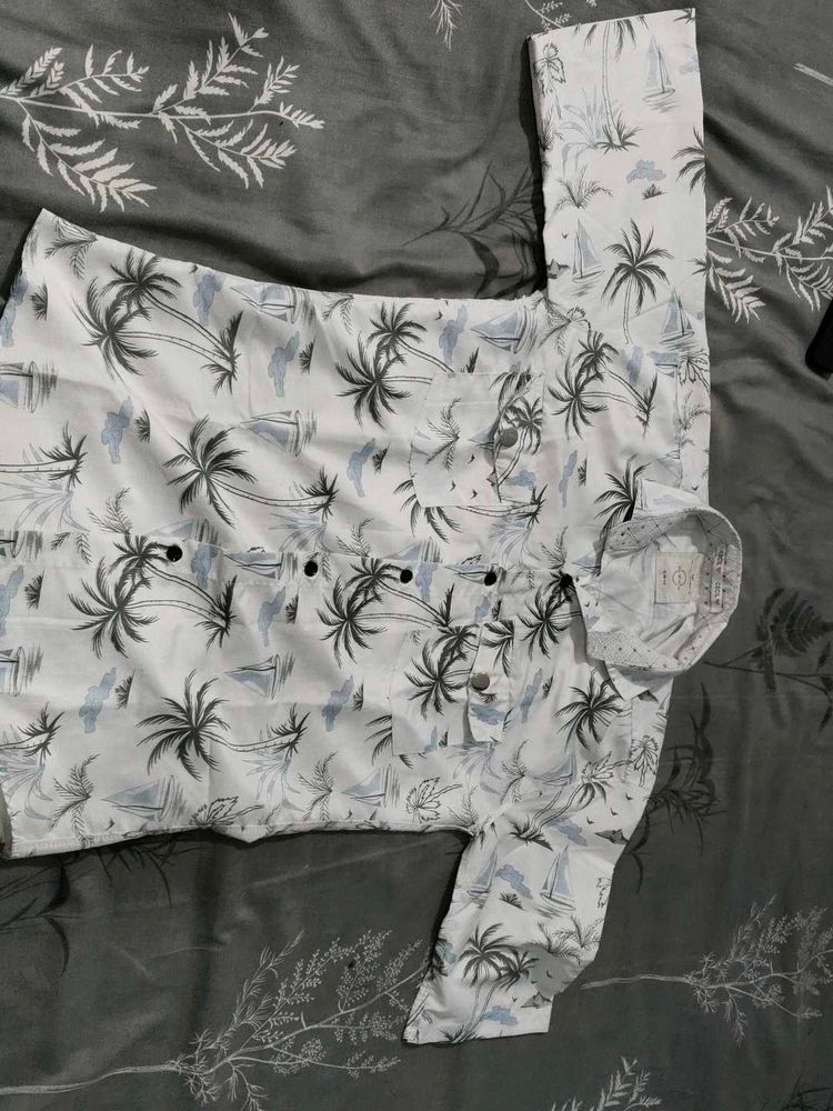 Men's Tropical Print Shirt
