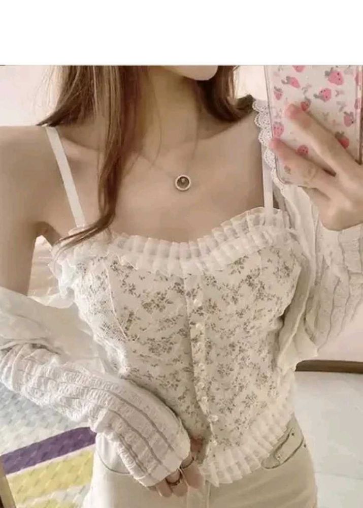 Floral Lace Cami Top