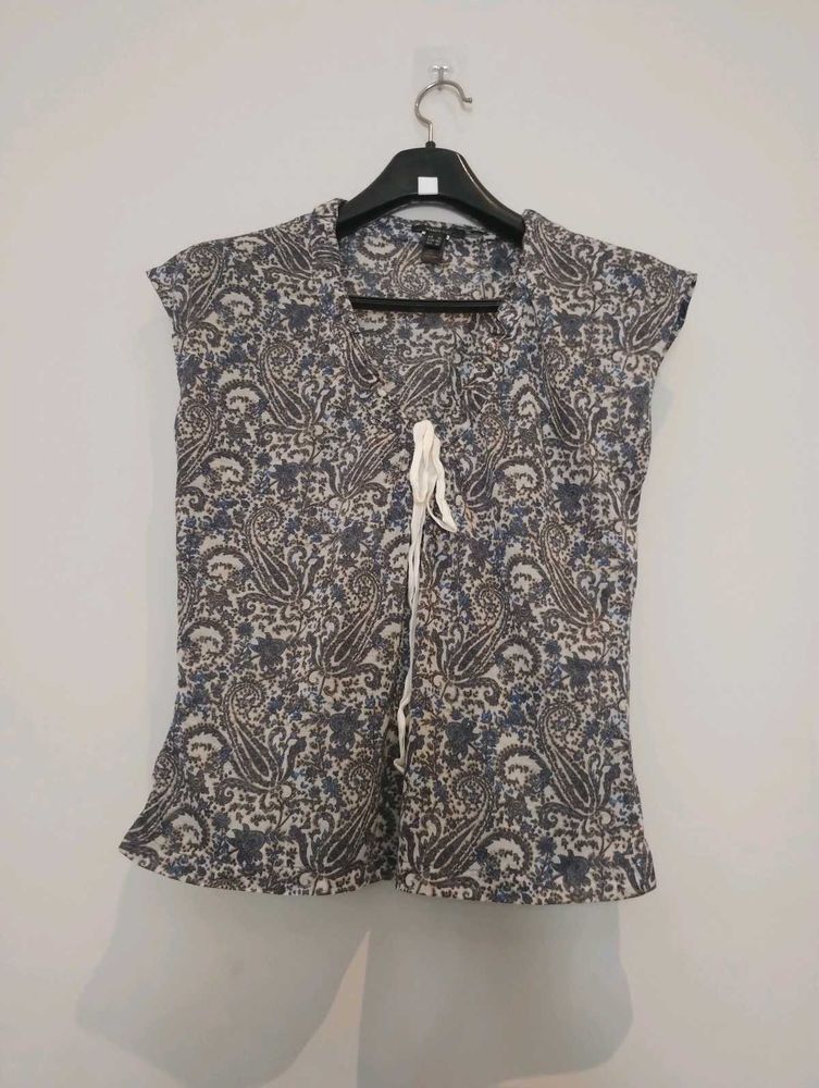 MANGO pasley cap sleeve top