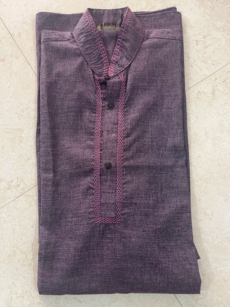 Men's Purple Kurta size L