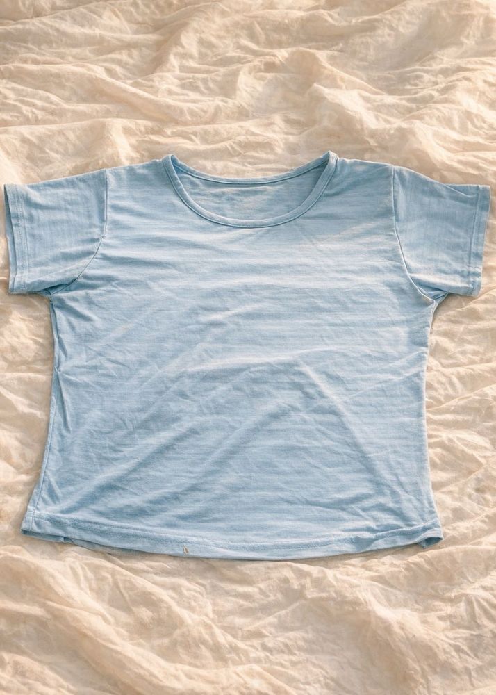 Blue Casual T-shirt