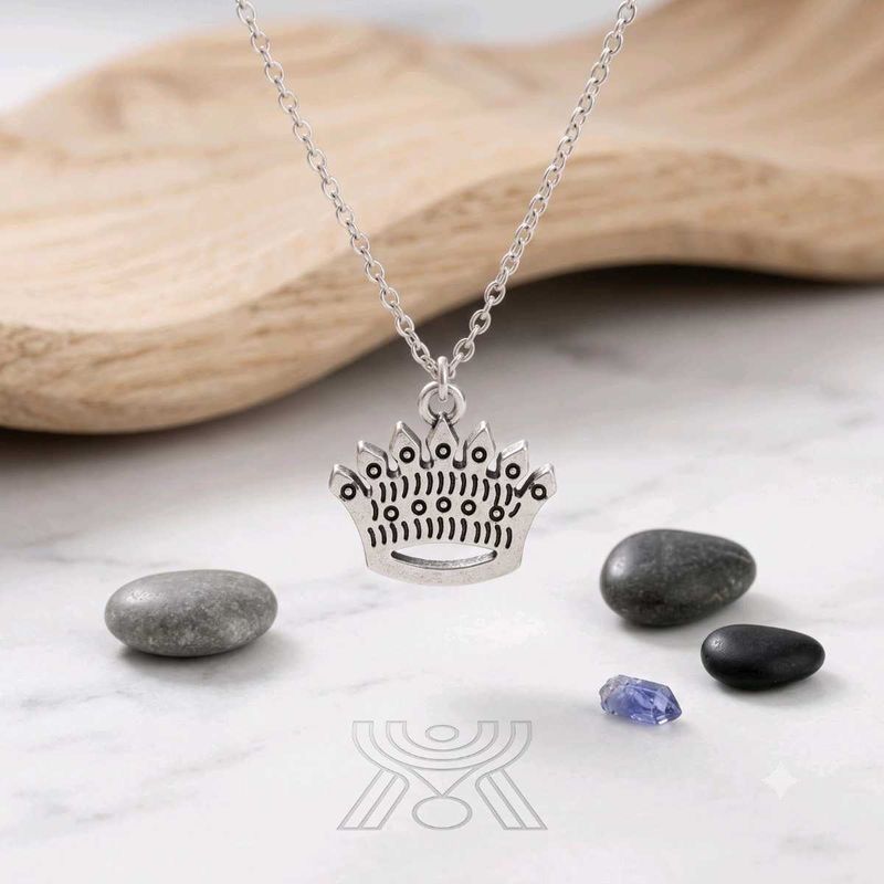 Crown Pendant Necklace