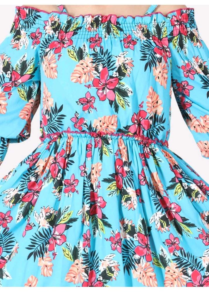 Off Shoulder Floral Dress