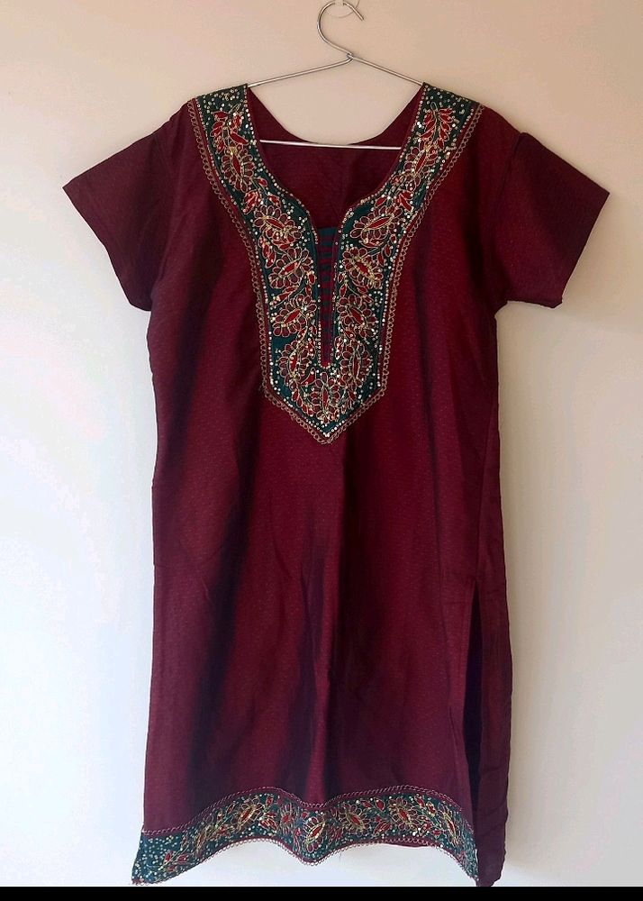 Double Shade Kurti Set For Women