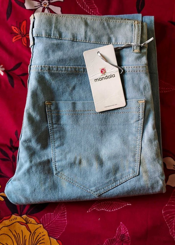 Light Wash Denim Jeans