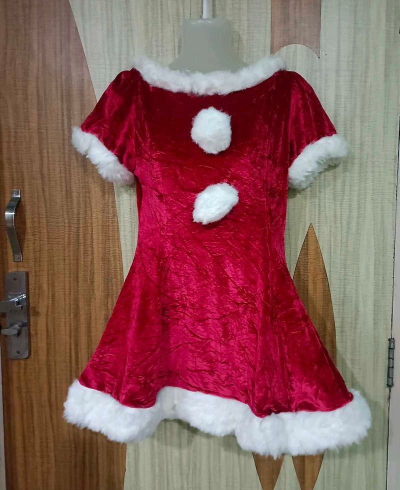 Festive Red Christmas Dress