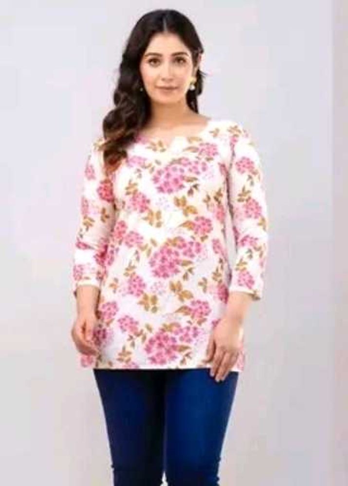 Floral Print Kurta