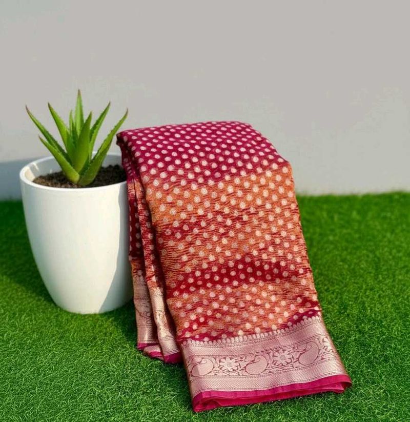 New Banarasi Tissue Silk Saree