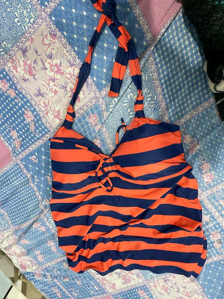 Striped Bikini Top