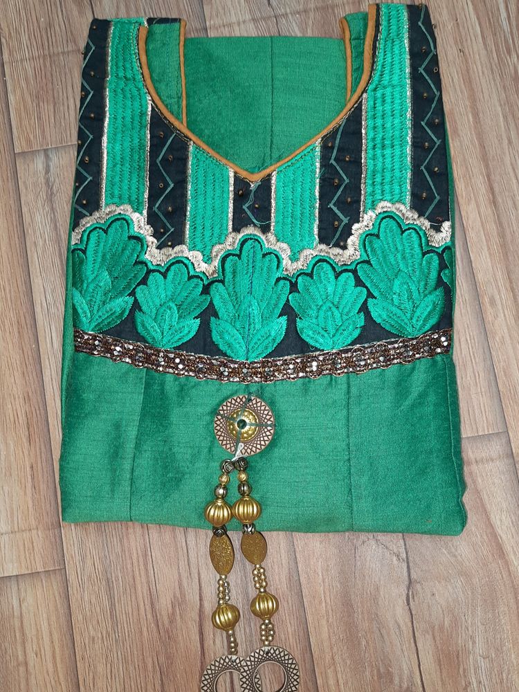 Anarkali Suit With Chudidar Pajama And Dupatta 🛍