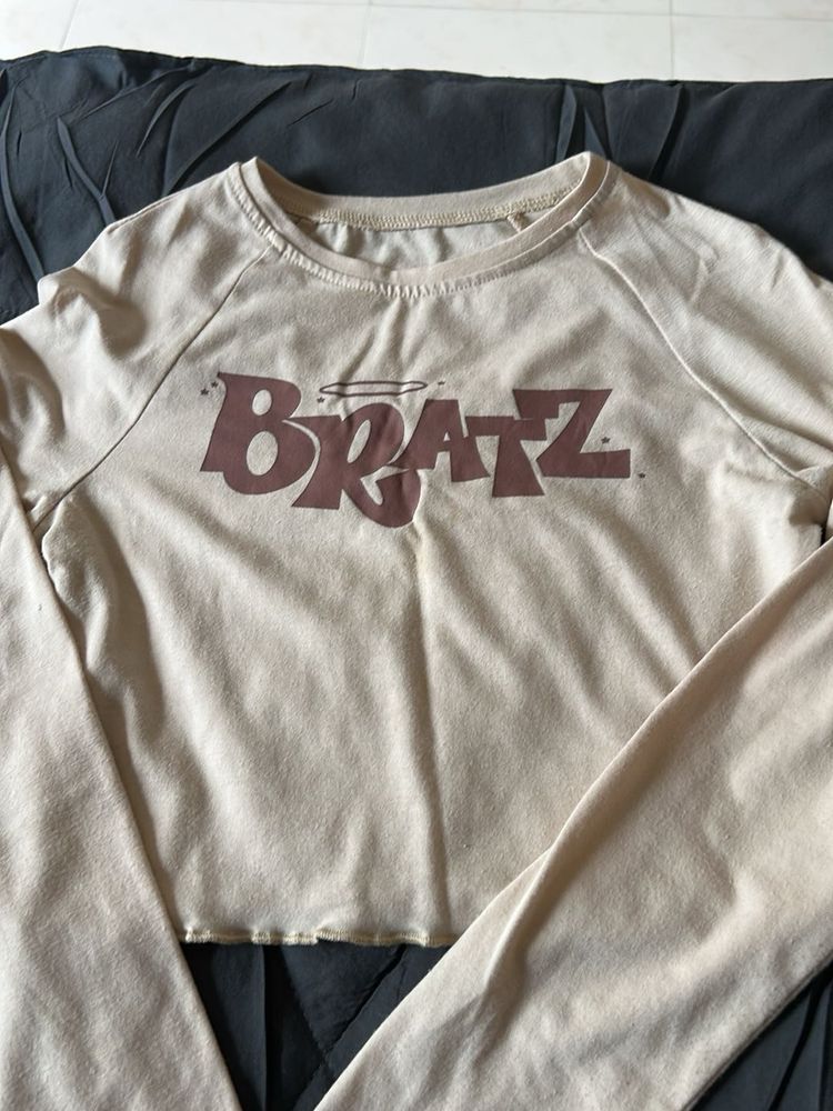 Urbanic Full Sleeve Crop Top