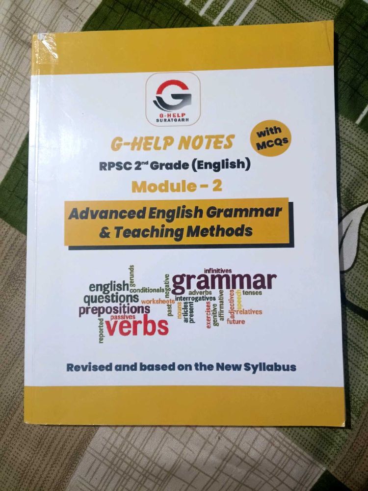 G-HELP NOTES RPSC 2nd Grade English Module 2
