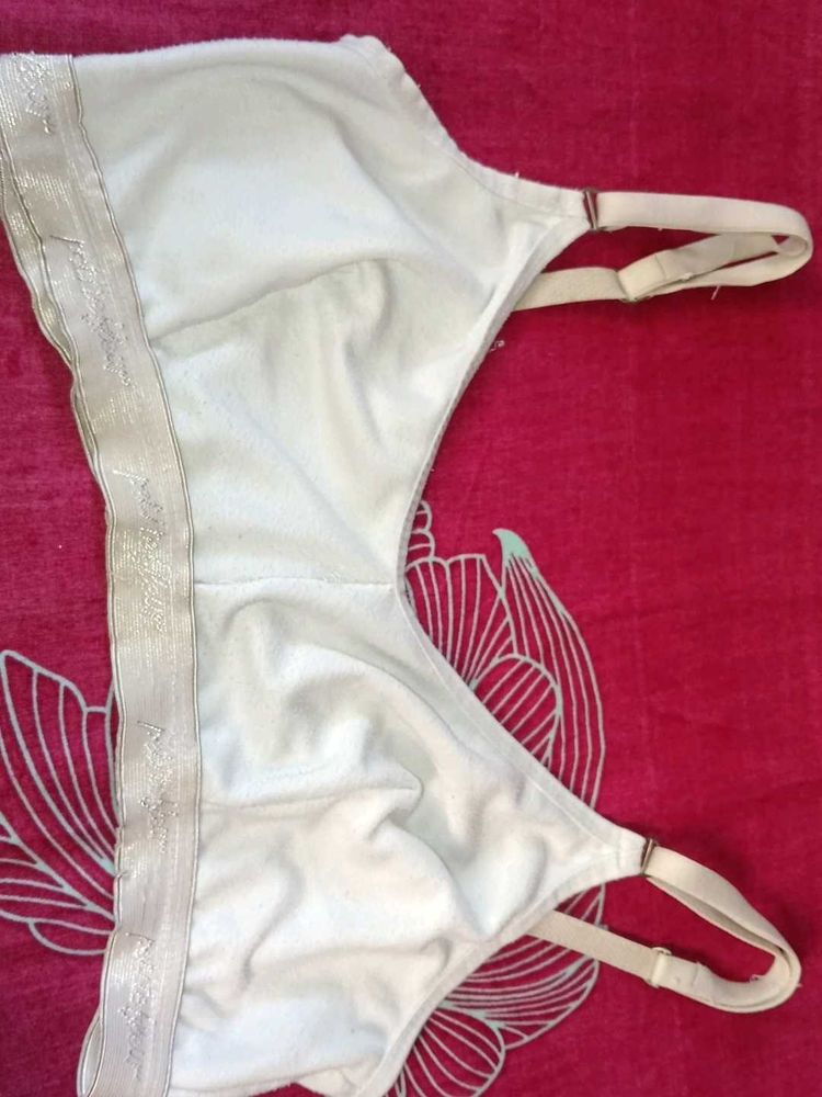 Comfortable White Bra