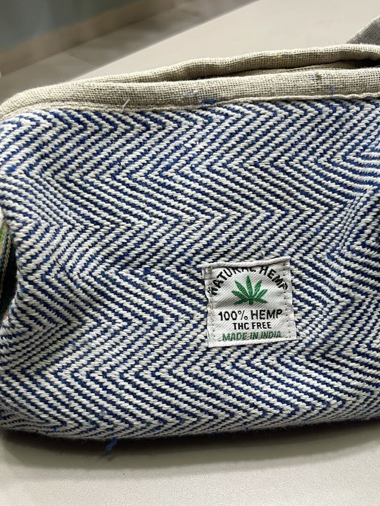 Natural Hemp Waist Bag
