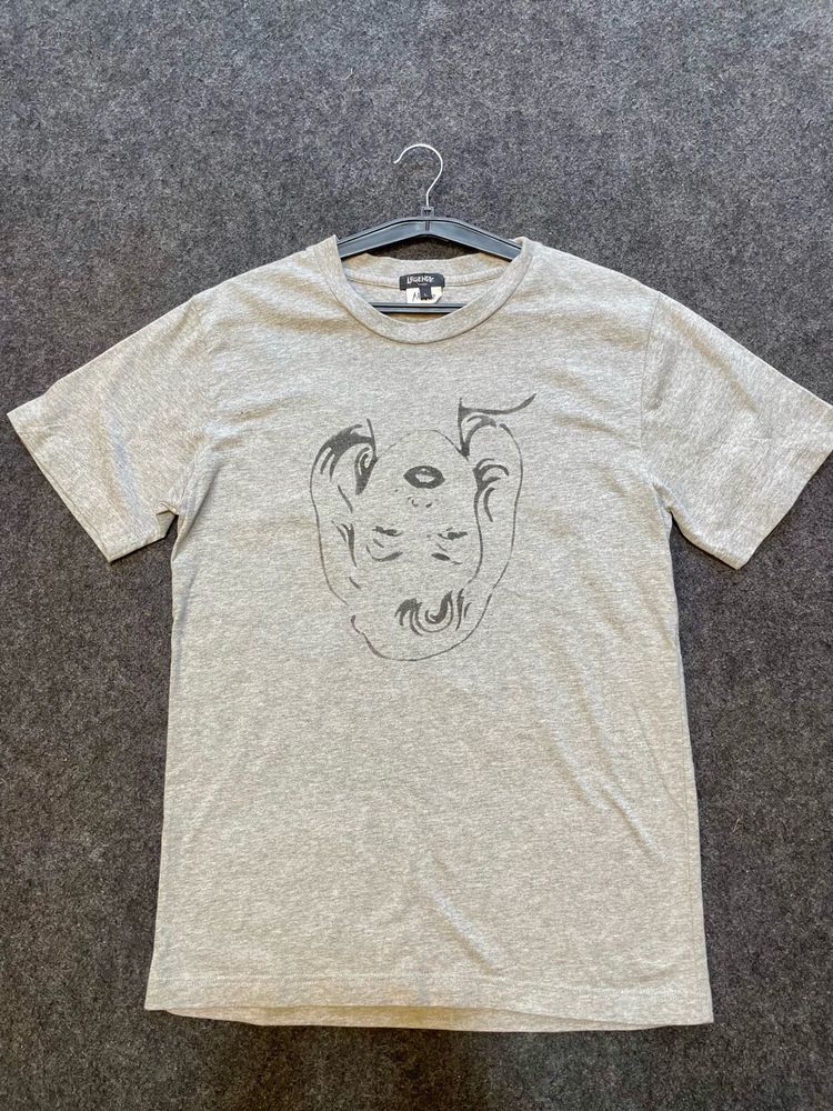 Grey Graphic Print T-Shirt