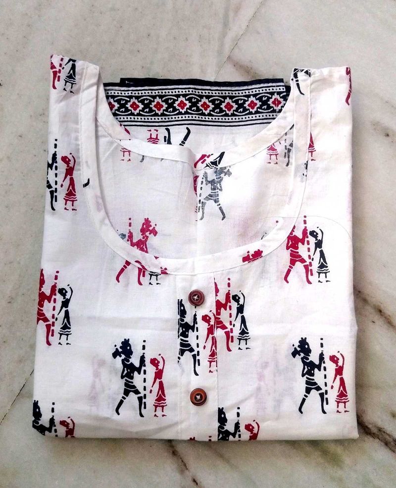 💜Tribal Print Kurti 💜