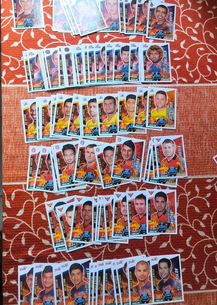 2014 Cricket Attax Full Team cards