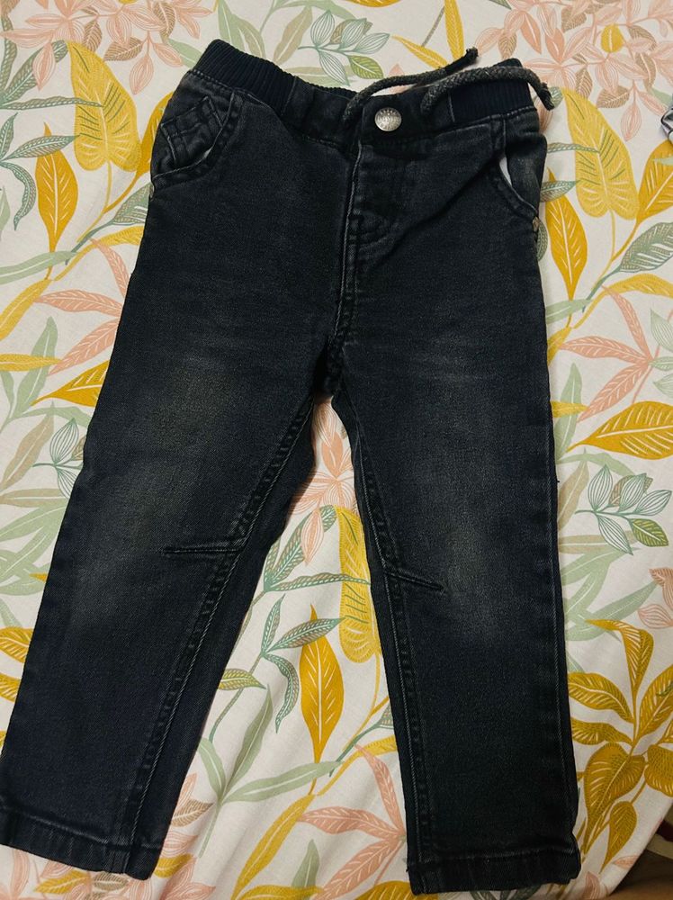 Mothercare-Black Denim Jeans